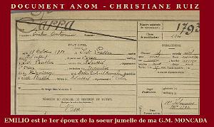 4 GUERRE 14-18 PARRA EMILIO ANTONIO 1